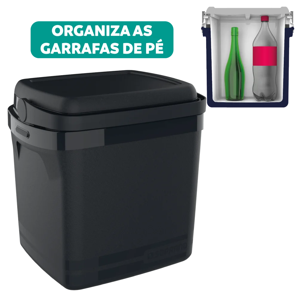CAIXA TERMICA TROPICAL 22L PRETA CAIXA TERMICA TROPICAL 22L PRETA