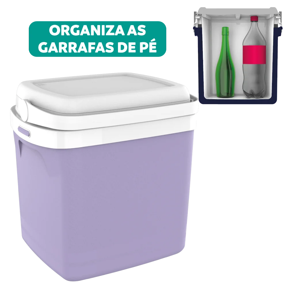 CAIXA TERMICA TROPICAL 22L LAVENDER CAIXA TERMICA TROPICAL 22L LAVENDER