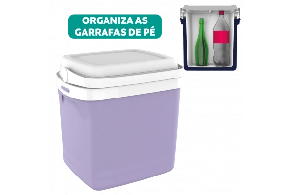 CAIXA TERMICA TROPICAL 22L LAVENDER