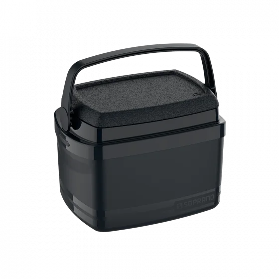 CAIXA TERMICA TROPICAL 5L PRETA - Soprano