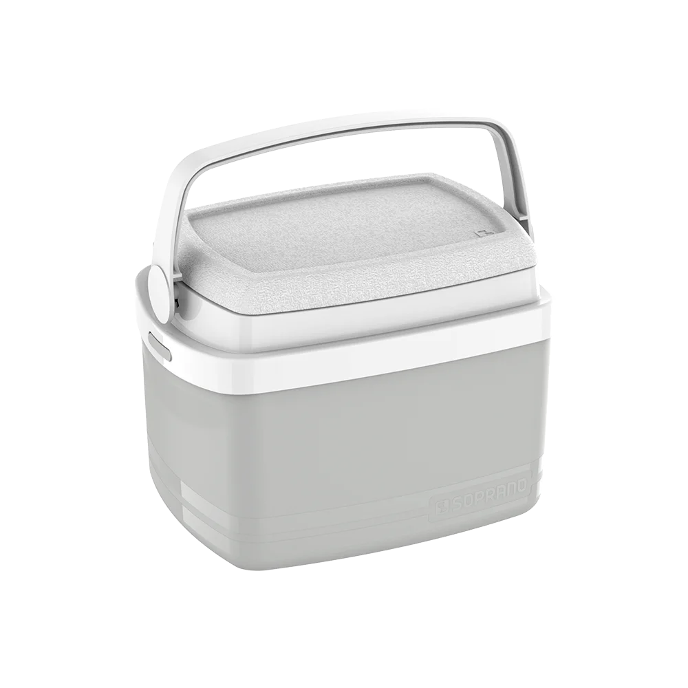 CAIXA TERMICA TROPICAL 5L CINZA CLARO - Soprano