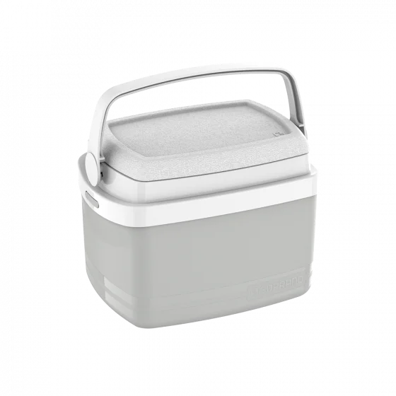 CAIXA TERMICA TROPICAL 5L CINZA CLARO - Soprano
