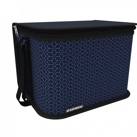 BOLSA TERMICA URBANA 18L AZUL/CINZA - Soprano