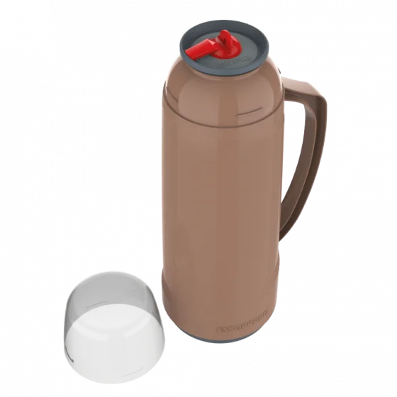 GARRAFA TERMICA CRISTAL C/BICO 1L MOCCA - Soprano