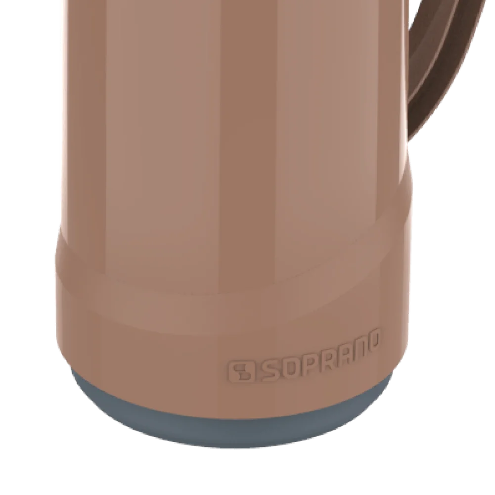 GARRAFA TERMICA CRISTAL C/BICO 1L MOCCA - Soprano