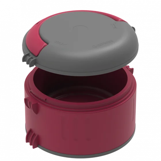 MARMITA PLUS 1,5L SIMPLES VERMELHA - Soprano