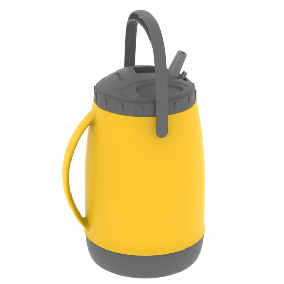 RECIPIENTE ISOTERMICO ATACAMA 2,5L AMARELO - Soprano
