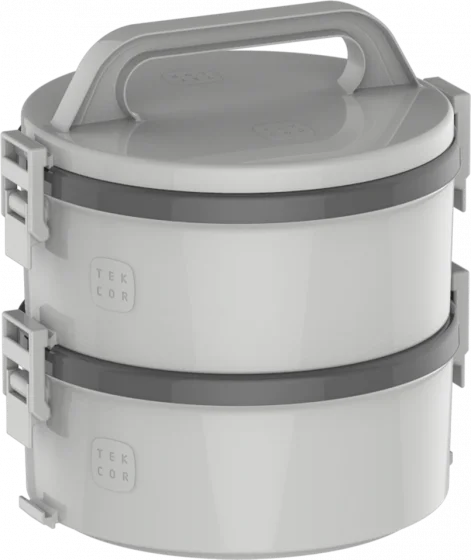 MARMITA TEKCOR 1,5L 1S 1D CINZA - Soprano