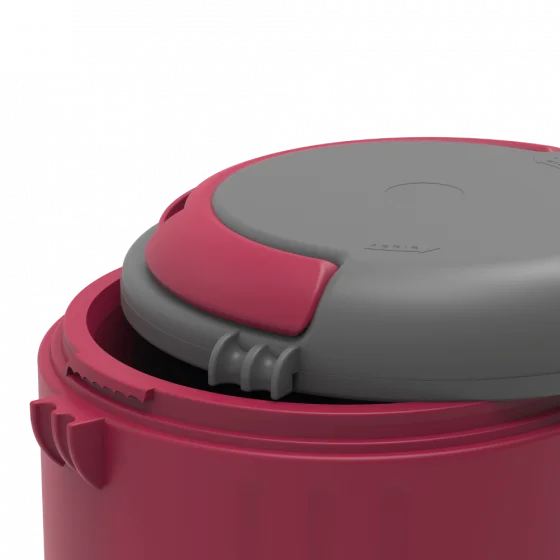 MARMITA PLUS 1,5L DUPLO VERMELHA - Soprano