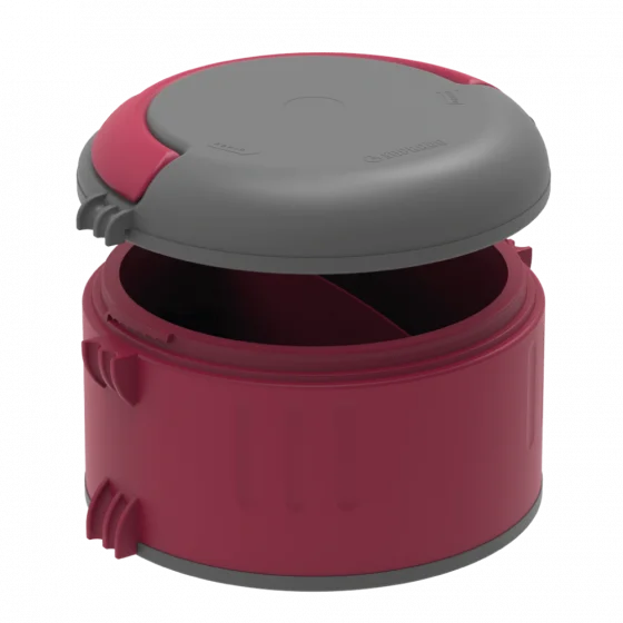 MARMITA PLUS 1,5L DUPLO VERMELHA - Soprano