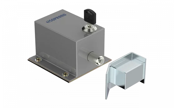 TRAVA ELETRICA 220V C/PROTETOR TERMICO PRATA - Soprano