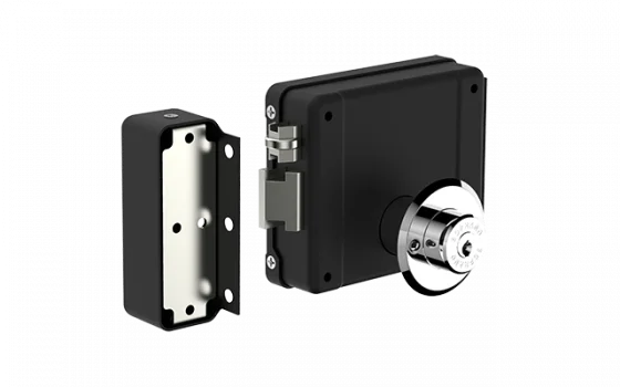 FECHADURA ELETRICA 12V FIXO PY DIR/ESQ PRETO ROS42 - Soprano