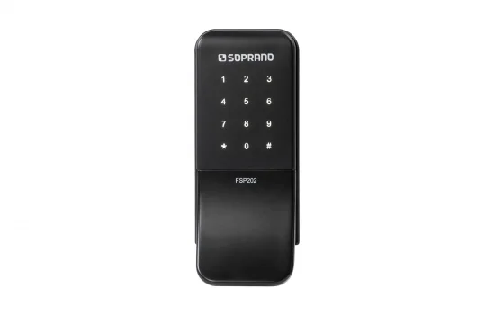 FECHADURA DIGITAL SOBREPOR EXT PRETA SENHA FSP202