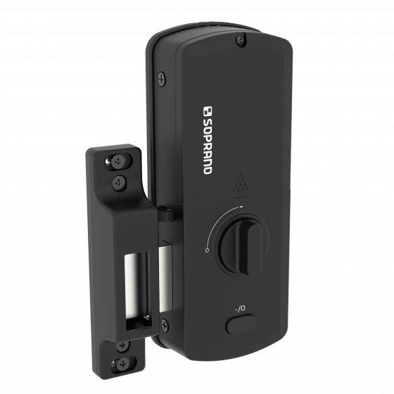FECHADURA DIGITAL SOBREPOR EXT PRETA FSP205 - Soprano