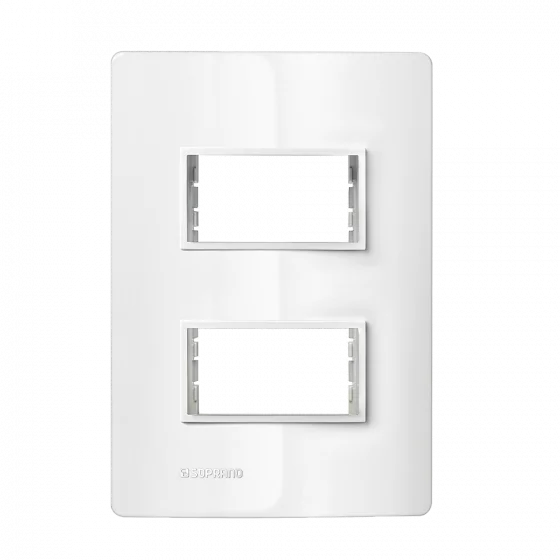 CJ PLACA 2MS 4X2 + SUPORTE BR RVT - Soprano