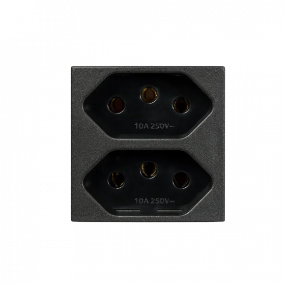 MOD TOM 2P+T DUPLEX 20A 250V CA RVT - Soprano