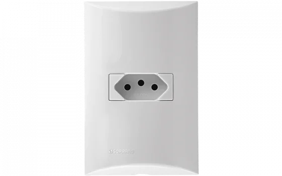 551411 CJ 1 TOM 2P+T 20A 250V 4X2 BR BRV - Soprano