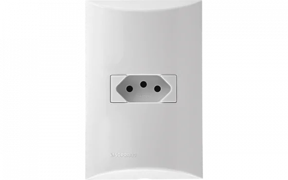 551421 CJ 1 TOM 2P+T 10A 250V 4X2 BR BRV - Soprano