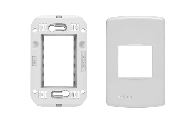 CJ PLACA 2MJ 4X2 + SUPORTE BR DUP - Soprano