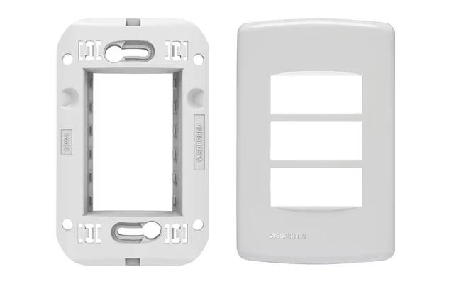 CJ PLACA 3M 4X2 + SUPORTE BR DUP - Soprano