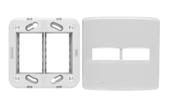 CJ PLACA 1M + 1M 4X4 + SUPORTE BR DUP - Soprano