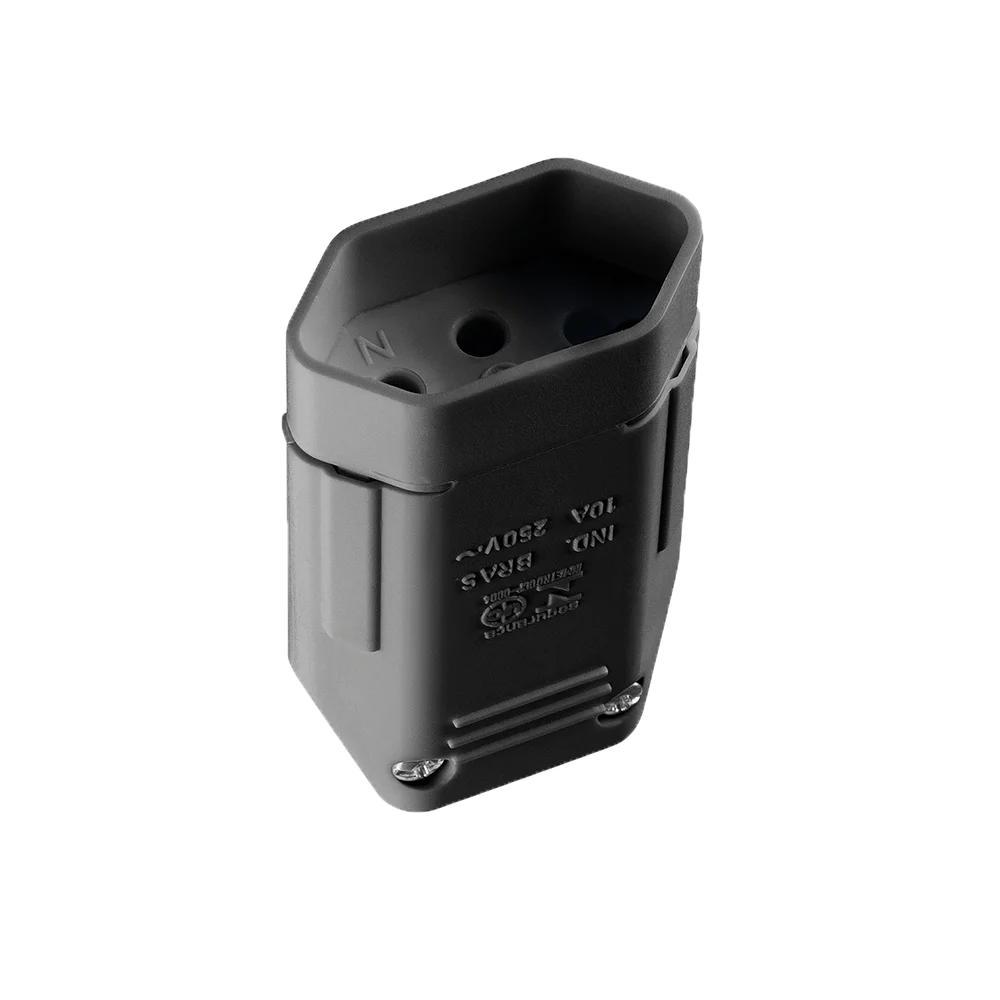 1007PT PLUGUE FEMEA 2P+T 10A 250V PT EXT - Soprano