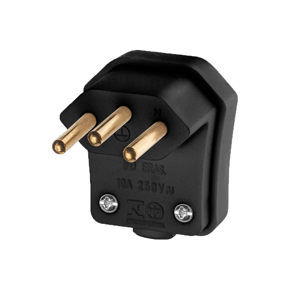 2002PT PLUGUE MACHO PRENSA CABO 2P+T 20A 250V PT EXT - Soprano