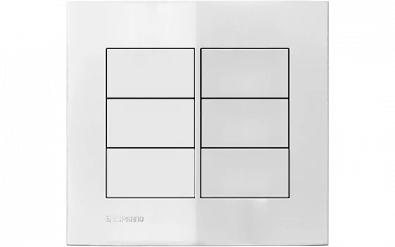 250004 CJ PLACA CEGA 4X4 + C/ SUPORTE BR IRIS - Soprano