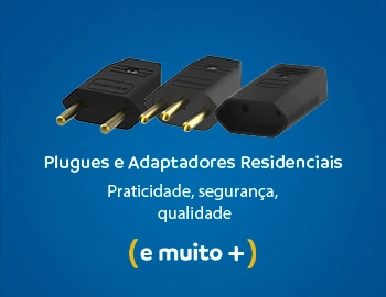plugues e adaptadores pretos da Soprano