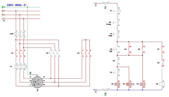 ligação de motores trifasicos